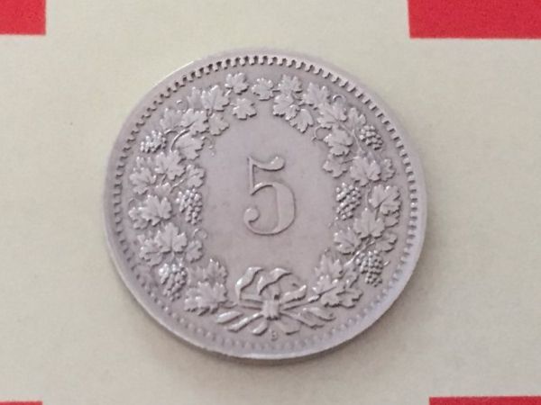 Tutti le monete: 5 Rappen 1966 -vz – Usato da Elsau venduto da herbybay 1