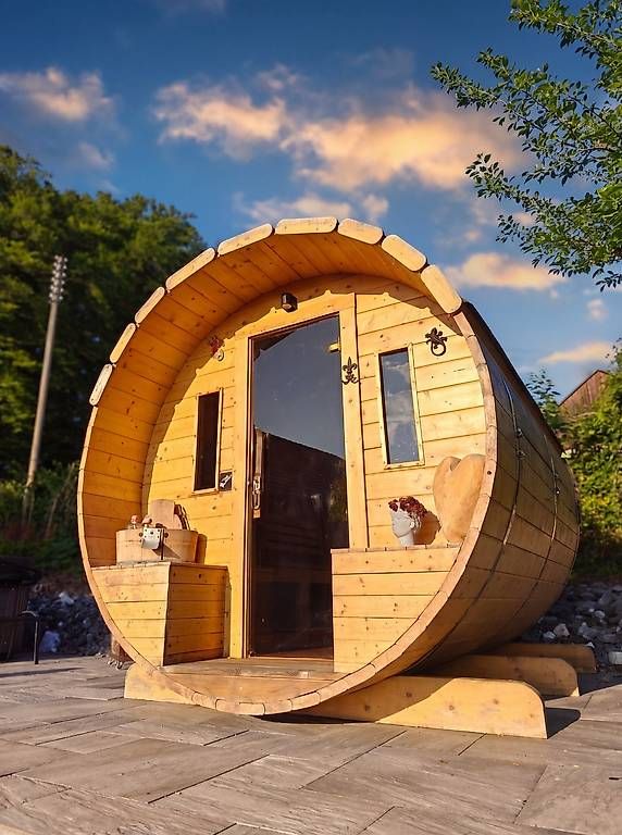 Sauna & Zubehör: Saunafass mir Technik und Ofen – Gebraucht aus Gontenschwil von bassler24