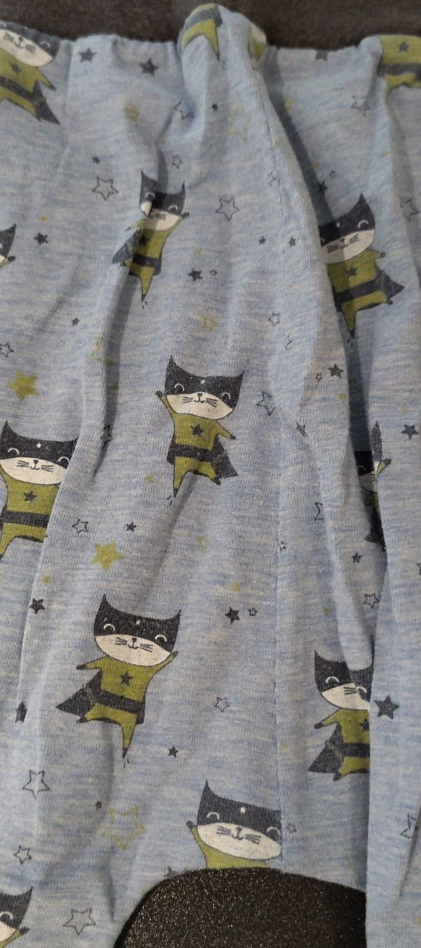 Hosen: Pumphose Superhelden Katze Blau Handmade Gr. 110 – Gebraucht aus Felben-Wellhausen von AWDienstleistungen 1
