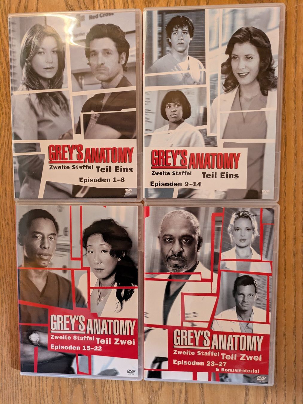 Alle DVDs: DVD-Set: Grey's Anatomy, Staffeln 1 - 4 – Gebraucht aus Männedorf von Pacer19 1