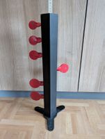 Schiessstand Duellbaum mit 6 Zielen schwarz/rot Kleinkaliber