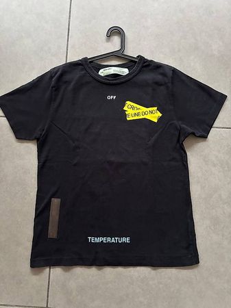 T-shirt Off White noir T M