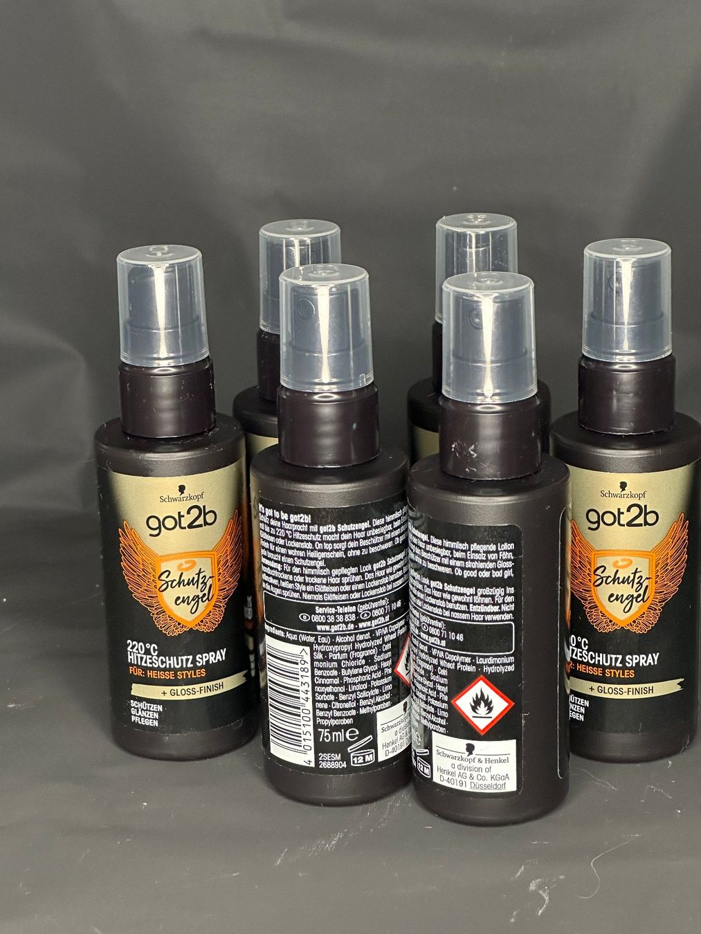 Orologi da terra & Orologi da parete: 12x Got2b Schutzengel 220C Hitzeschutz Spray – Nuovo e nell'imballaggio originale da Kloten venduto da Loears 7