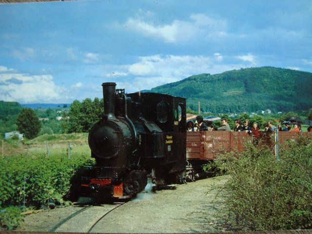Cartoline postali: Schinznacher Baumschulbahn Dampflok Pinus – Nuovo e nell'imballaggio originale da Thun venduto da Abigboss