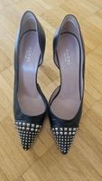 Gucci Pumps Nieten Schwarz Leder Gr. 37.5