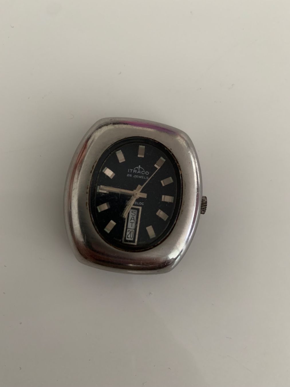 Orologi: Itraco Inabloc Vintage Automatic 36mm läuft – Usato da Goldau venduto da WatchDealer1