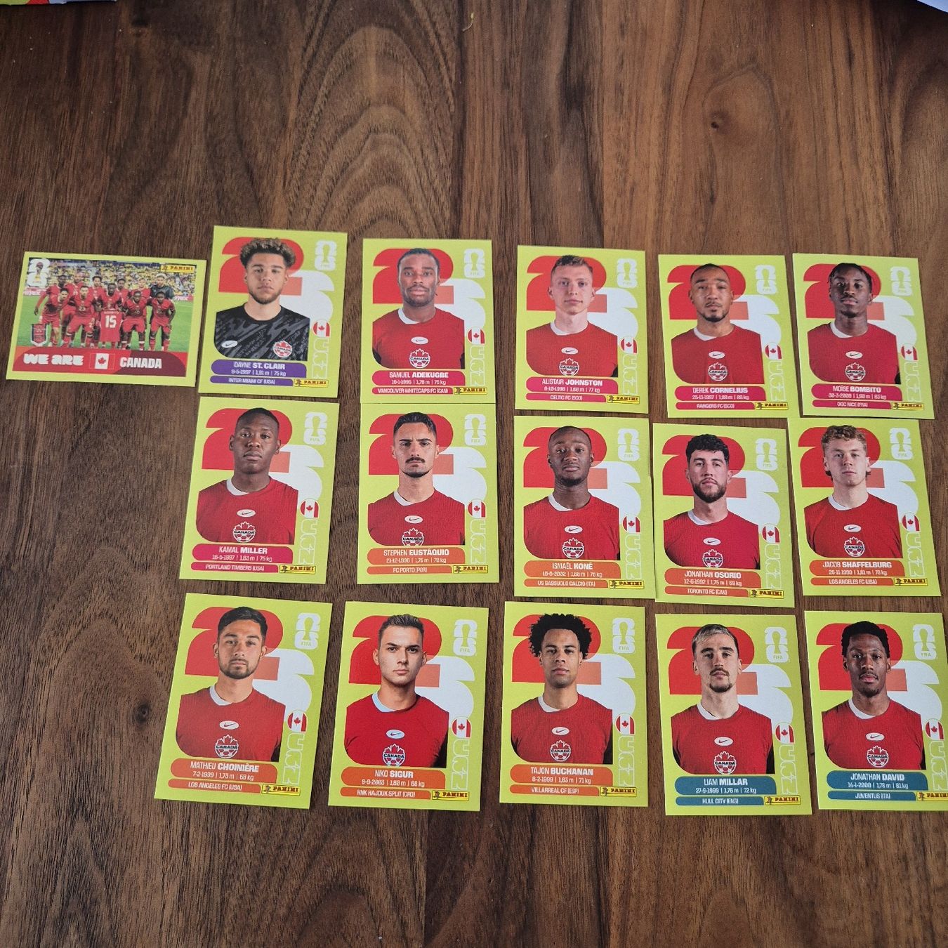 Panini Sammelbilder & Trading cards: Panini Kanada Sticker 16 Stk  – Neu (gemäss Beschreibung) aus Zürich von S1997