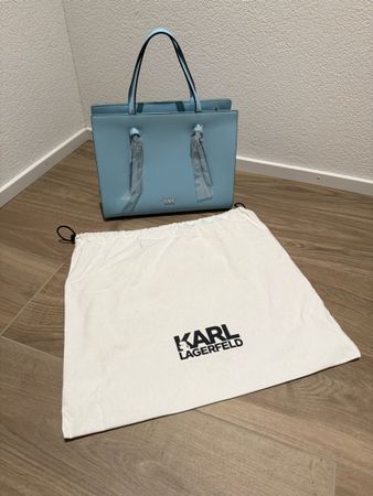Karl Lagerfeld Tasche Hellblau Neu Top Zustand!