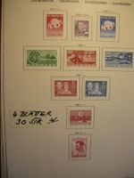 DÄNEMARK, AB 1947, POSTFRISCH/* FALZ, 4 BLÄTTER 30 Stk