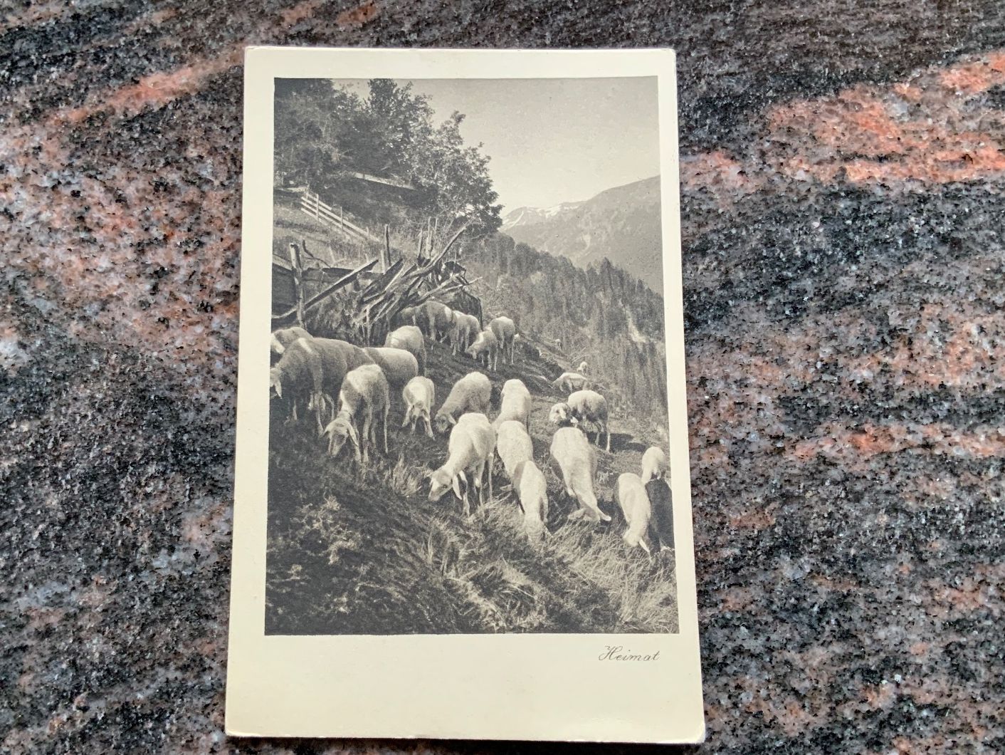 Cartoline postali: Ansichtskarte Heimat, gelaufen 1920 – Usato da Vellerat venduto da joromaur