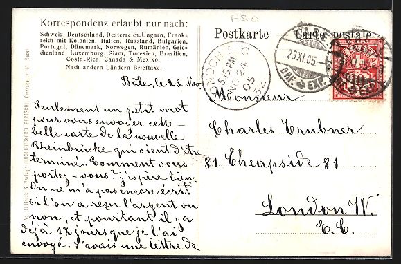Cartoline postali: AK Basel, Neue mittlere Rheinbrücke – Usato da Berlin venduto da bartko-reher 1
