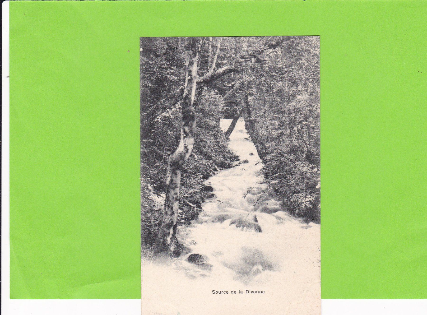 Cartoline postali: Source de la Divonne – Usato da St. Peterzell venduto da neckertal