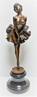 Bronze Dame als Ballerina signiert P. Philippe