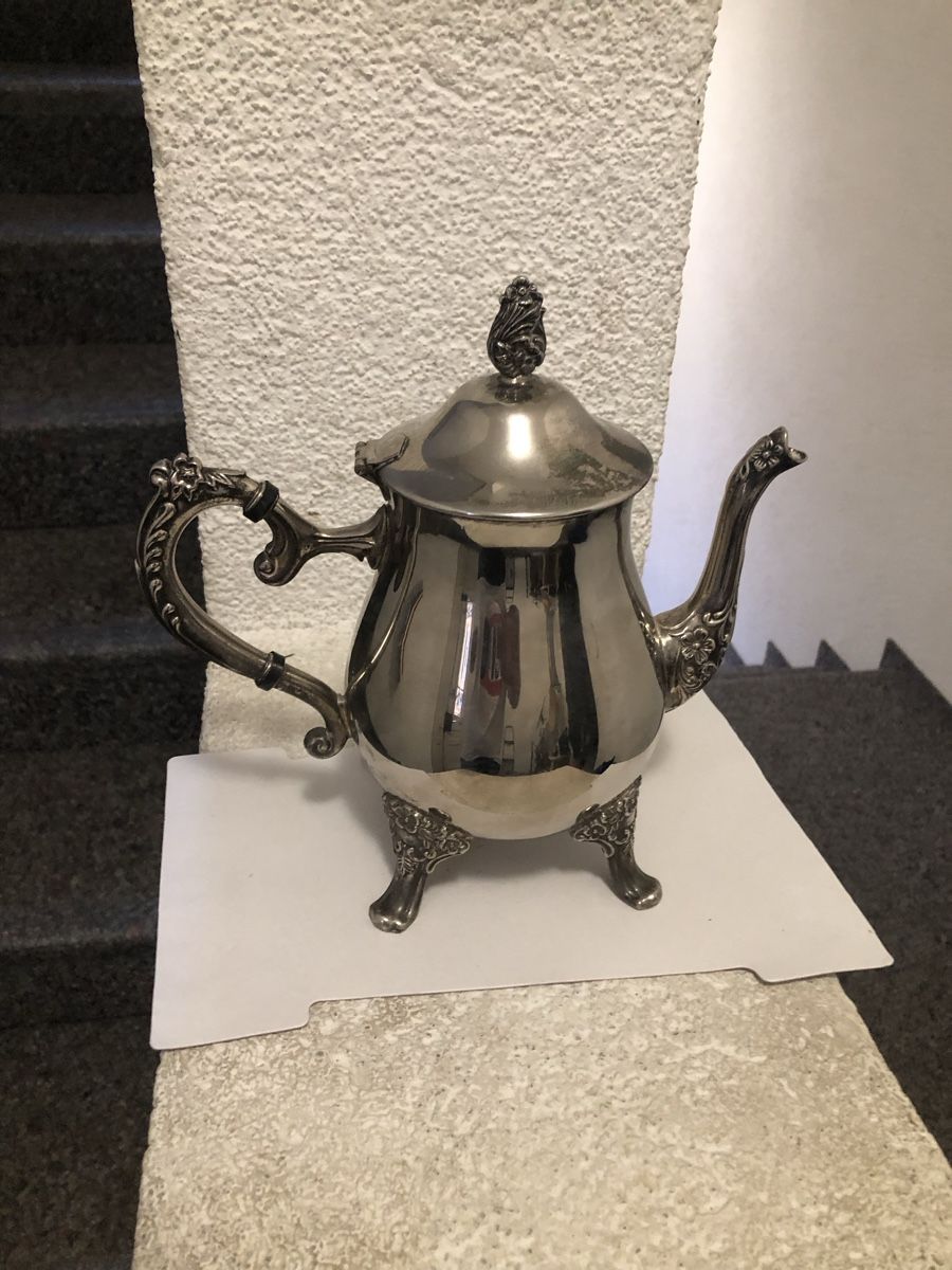 Teiere: Teekanne E.P. Brass versilbert mit Gebrauchsspuren – Usato da Arbon venduto da Wladimir1