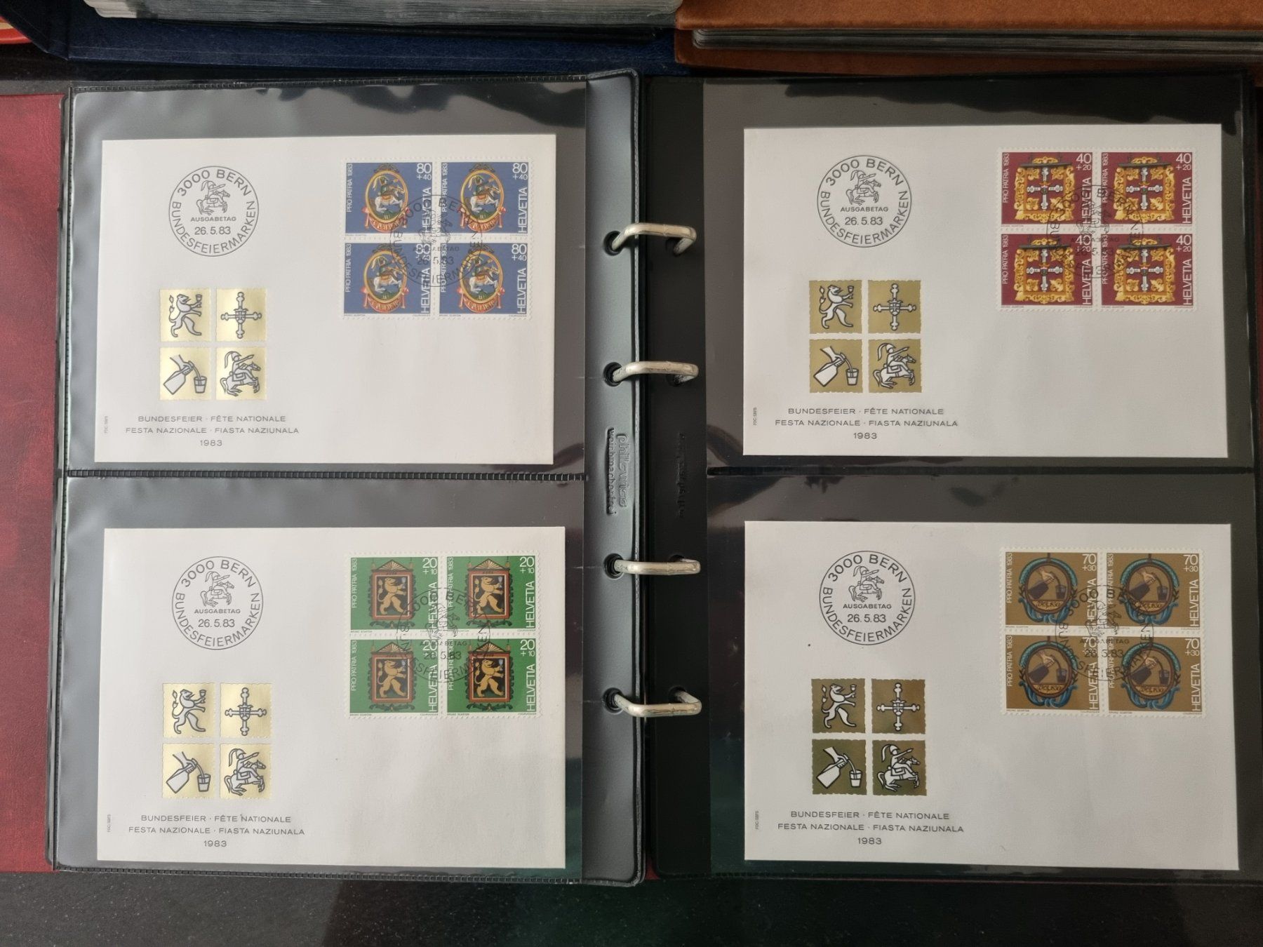 Tutti i francobolli: 12 Alben mit ca. 800 CH Briefe/FDC – Usato da Gümligen venduto da Geniusbuy 5