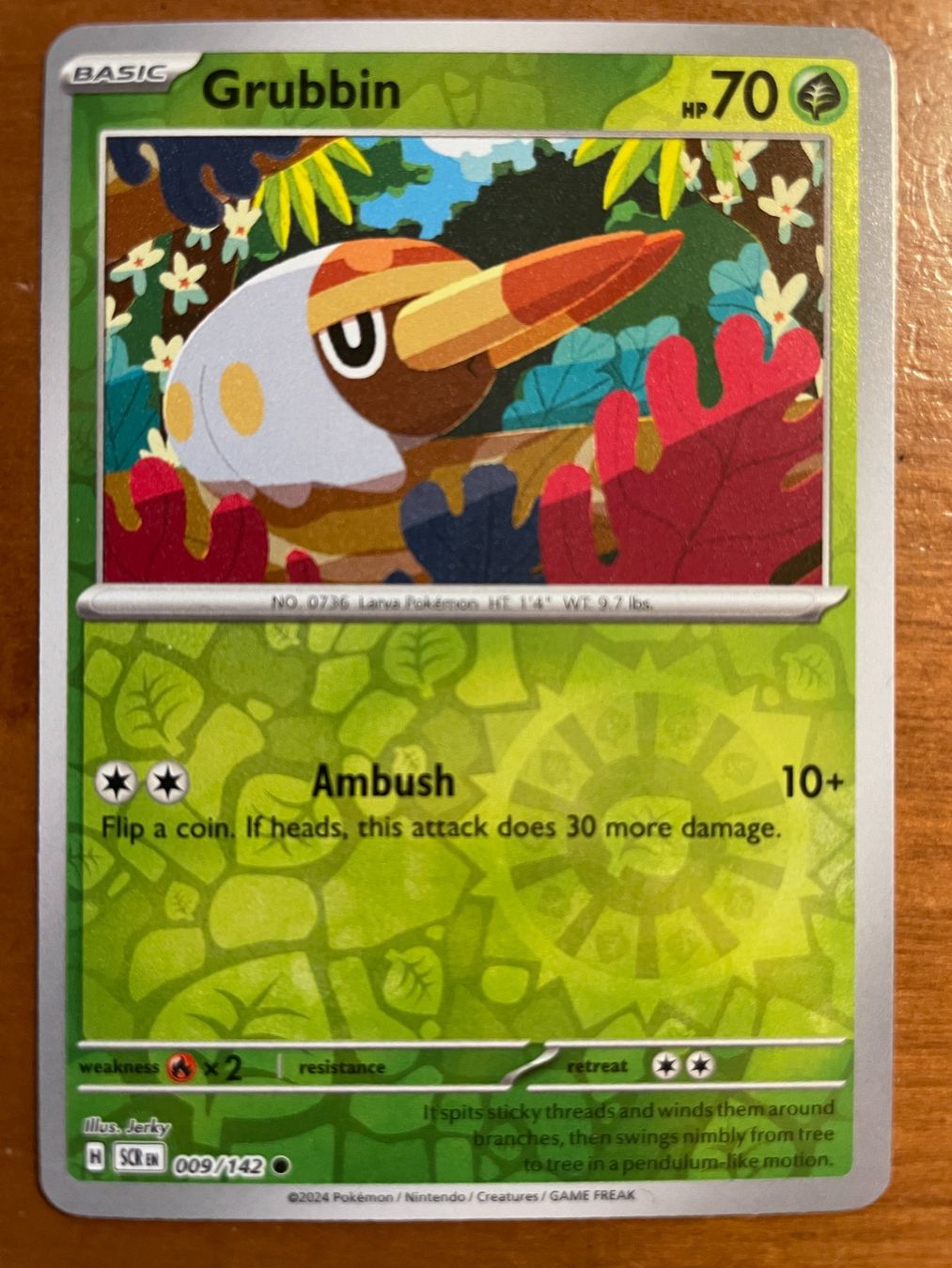 Pokémon Carte collezionabili: Pokemon Grubbin Reverse (Versand gratis) – Nuovo (secondo la descrizione) da Chur venduto da Angerson