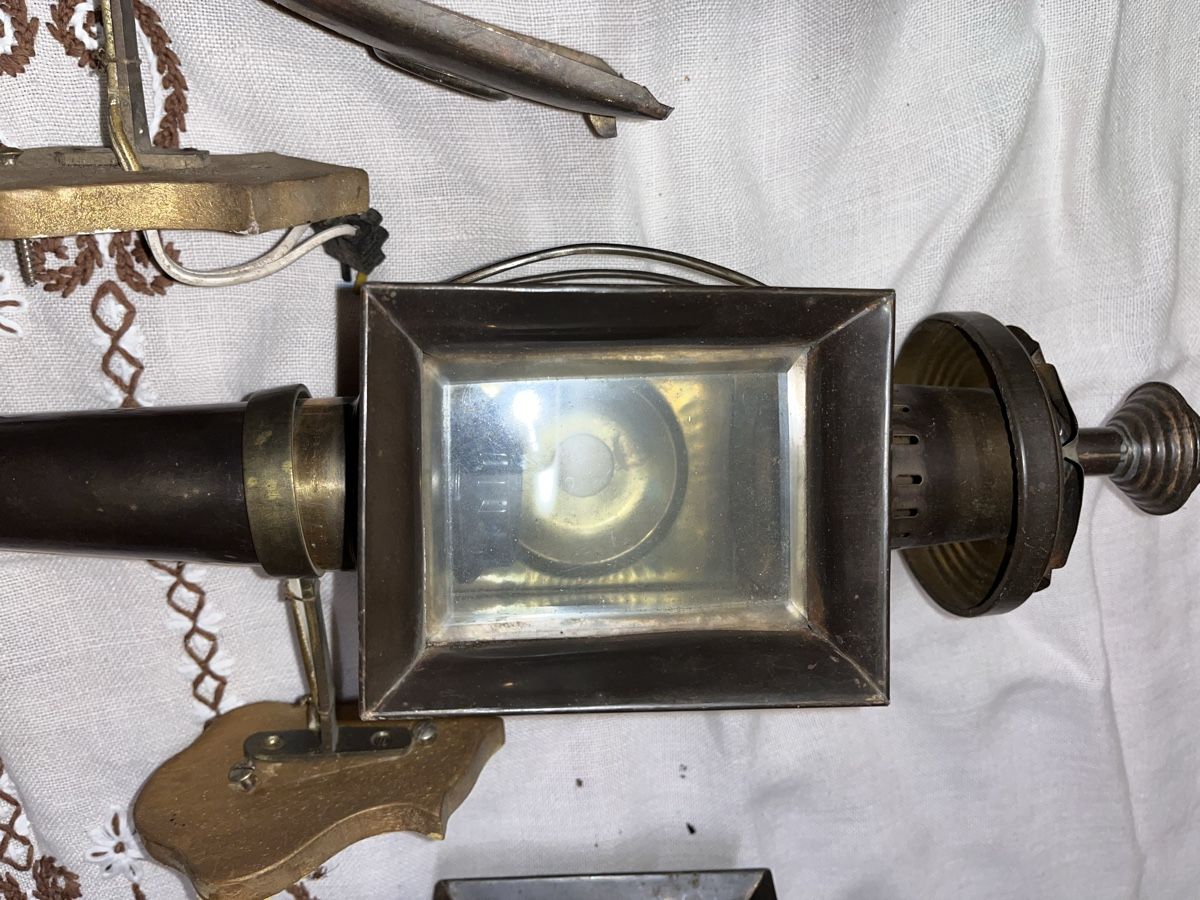 Lampade: Antike Kutschenlampe, Lampe, Kutsche – Usato da Wallbach venduto da wonderlike 2