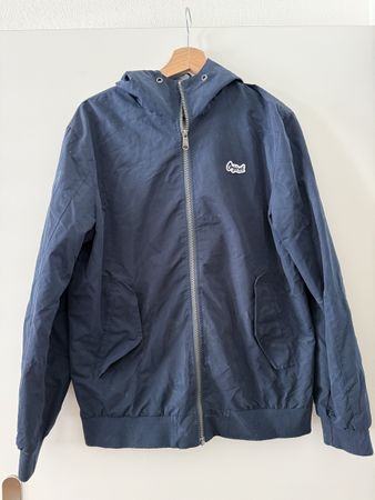 Jack and Jones Jacke mit Kapuze blau Grösse L gebraucht