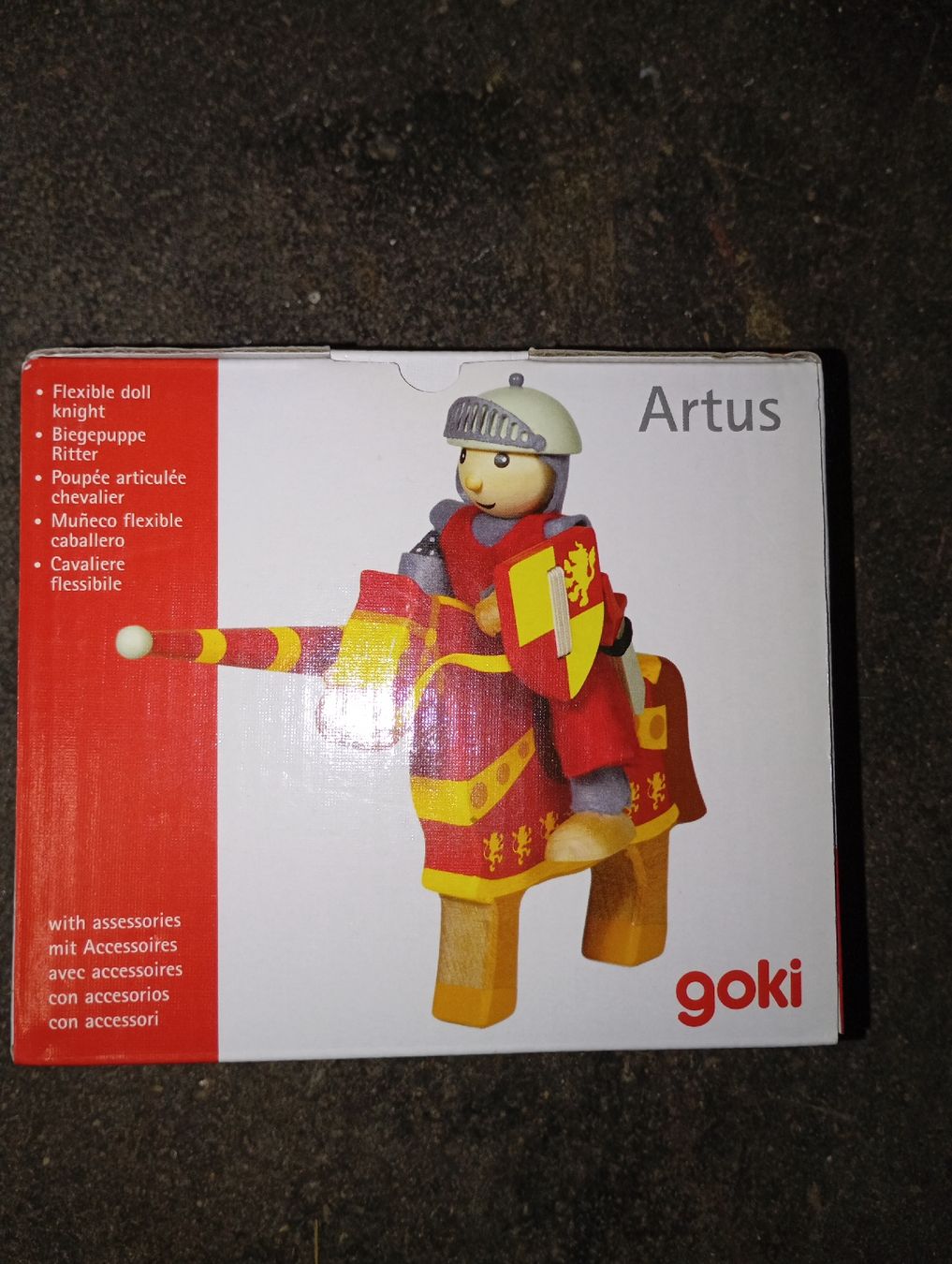 Giocattoli: Biegepuppe Ritter Artus Goki – Nuovo e nell'imballaggio originale da Winterthur venduto da pjuma01 1