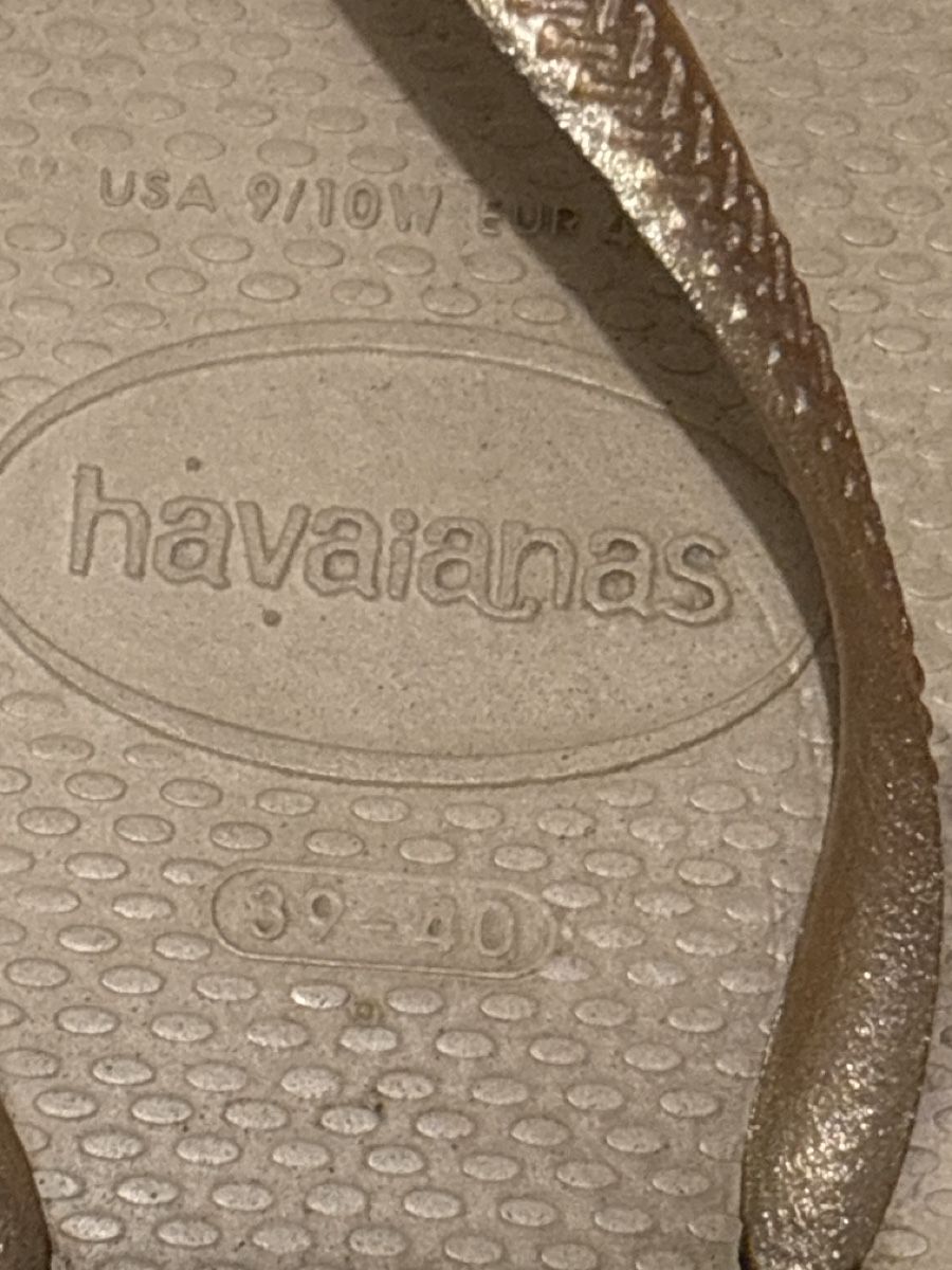 Havaianas Scarpe da donna: Havaianas beige/gold Gr. 39/40 – Usato da Solothurn venduto da con_sk82 1
