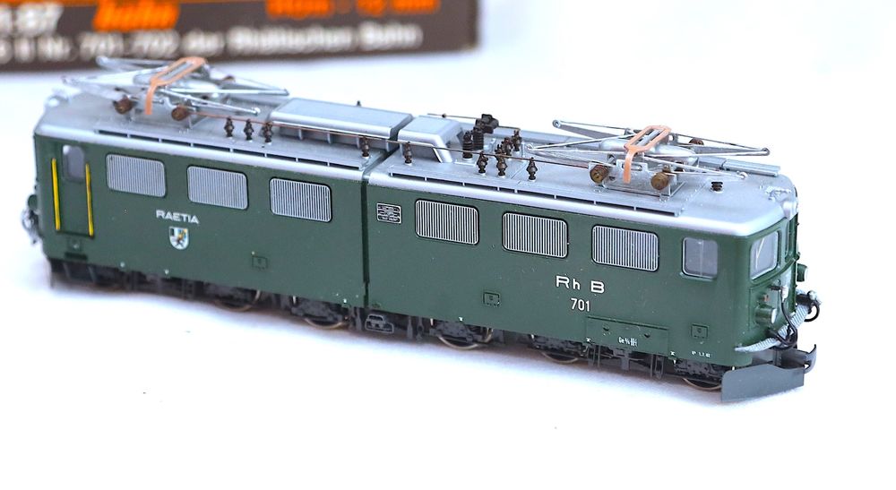 Bemo Modelleisenbahnen: Bemo 1254 Elektrolokomotive Ge 6/6 RhB 701 RAETIA HOm - Bil – Neu und originalverpackt aus Ipsach von locky55 1