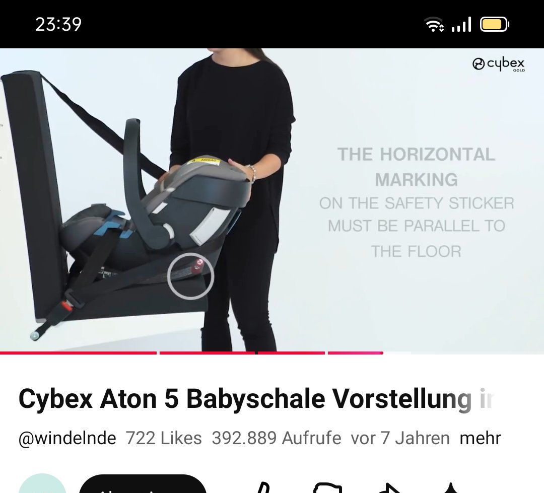 Cybex Auto-Kindersitze: Babyschale Cybex Aron 5 – Gebraucht aus Grenchen von Tirana 8