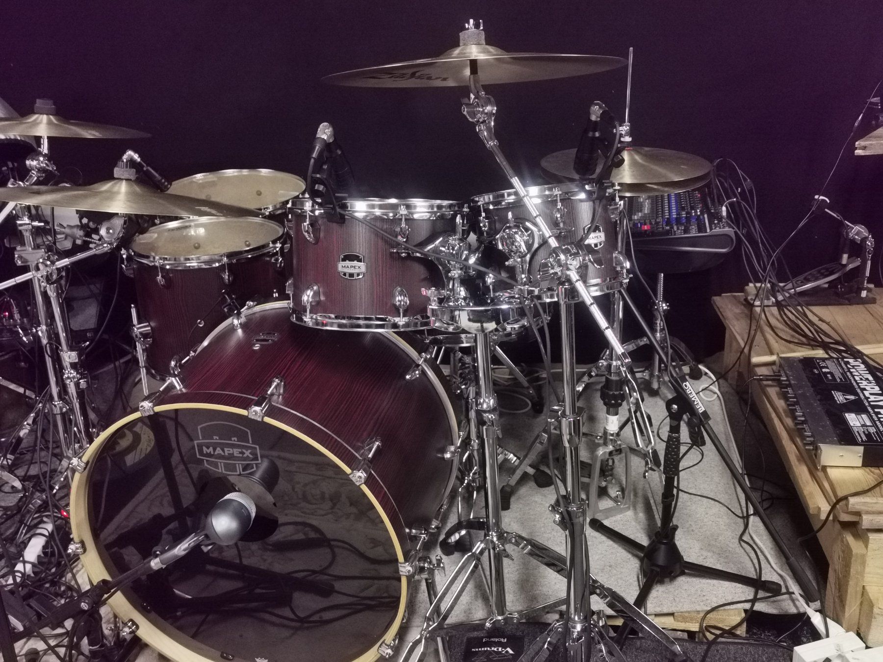 Instruments de musique: Mapex Mars Big Rock Shell Set - mit Hardcase – Neuf (Voir description) à Erlach par thermoflash