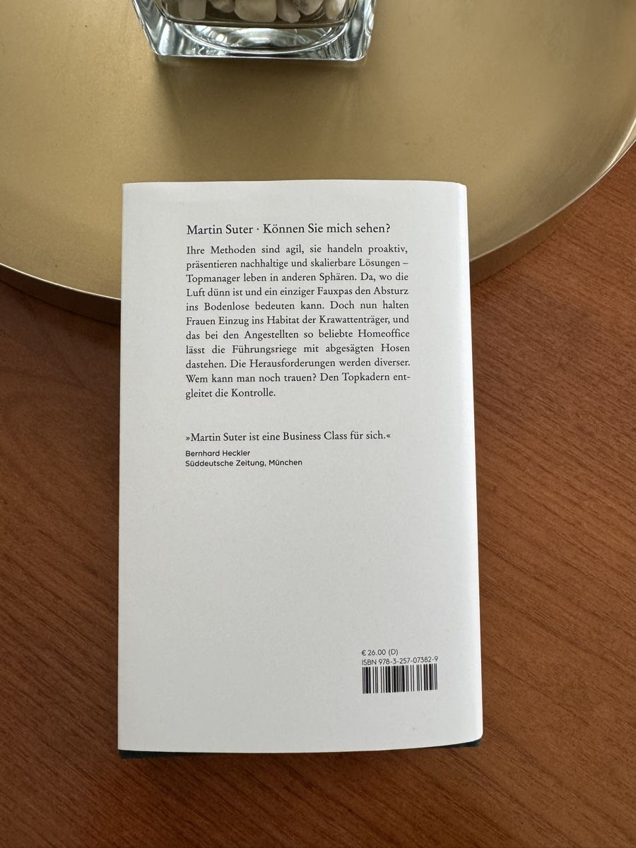 Libri: Buch von Martin Suter  – Nuovo (secondo la descrizione) da Lachen SZ venduto da artbyblondangel 3