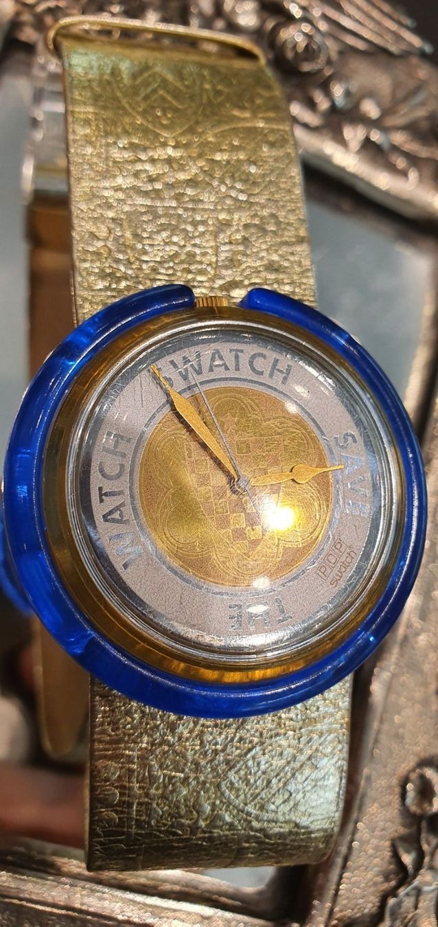 Swatch Orologi: Swatch Save Pop selten!!! GOLD pop watch – Usato da Unterägeri venduto da Altgoldschmuck 8