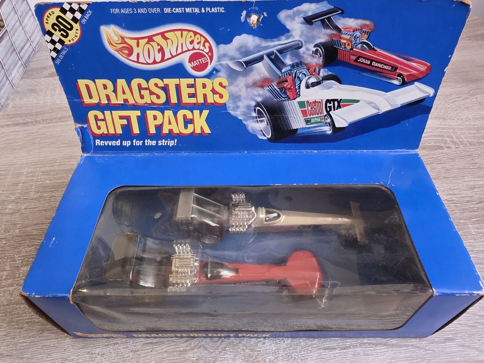 Hot Wheels Modellini d'auto: Hot Wheels Dragsters Gift Pack 2er Set neu ungebraucht – Nuovo (secondo la descrizione) da Untervaz venduto da Mudskipper 1