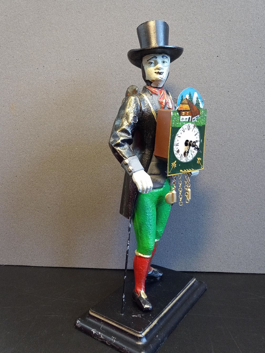 Statuette: Schwarzwälder Uhrenmann – Usato da Reiden venduto da Zofi-Brocki 1