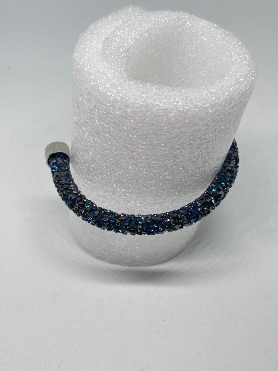Swarovski Bracciali & Braccialetti: Bracciale rigido SWAROVSKI Crystaldust blu originale – Usato da Giubiasco venduto da LorisVale 6