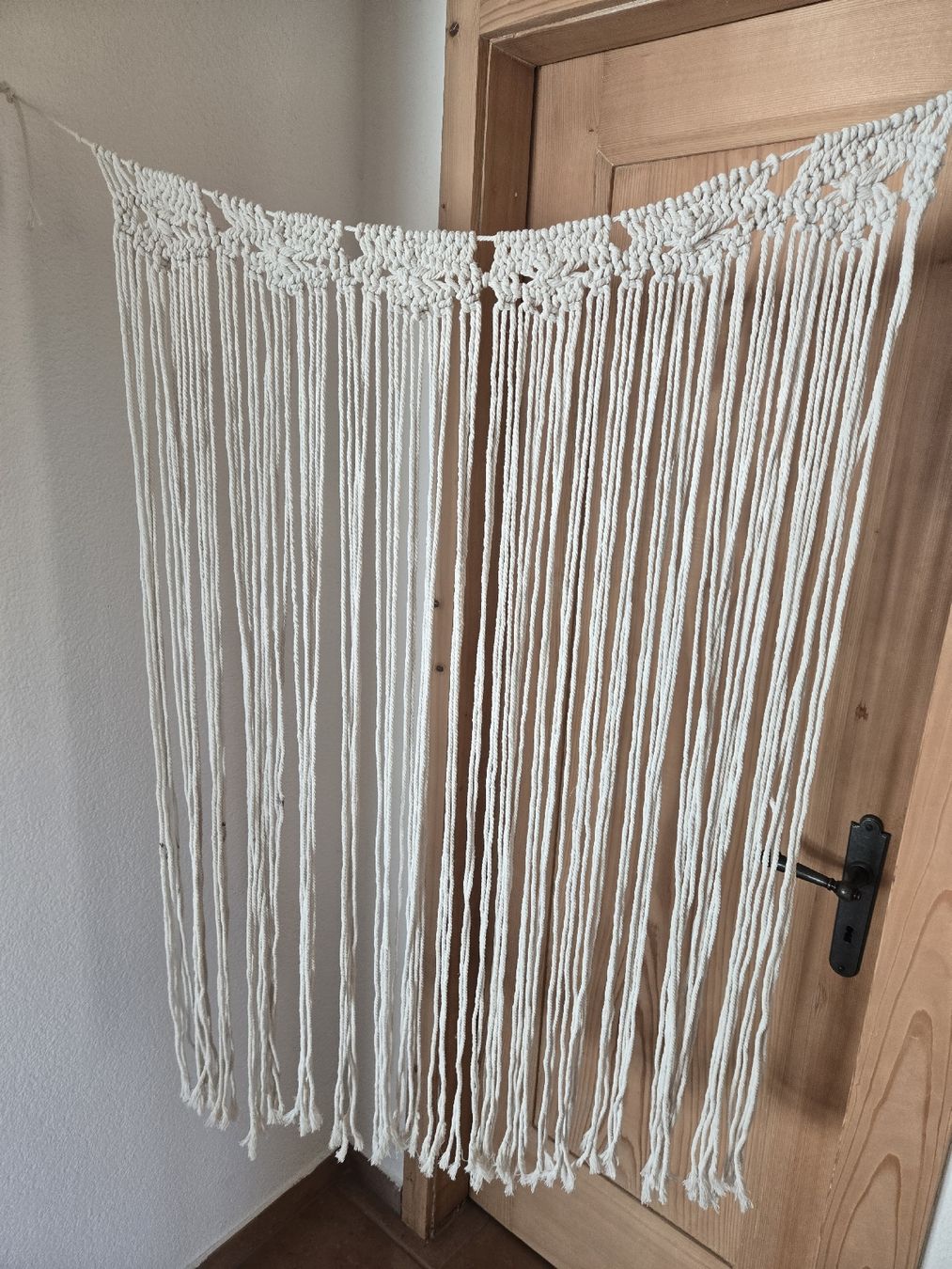 Tutte le decorazioni: Makramee Vorhang weiss – Usato da Unterterzen venduto da elebo 1