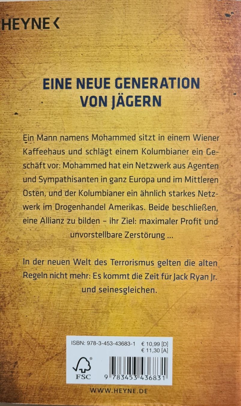 Bücher: Buch: "Im Auge des Tigers Tom Clancy" – Gebraucht aus Islikon von EFH651 1