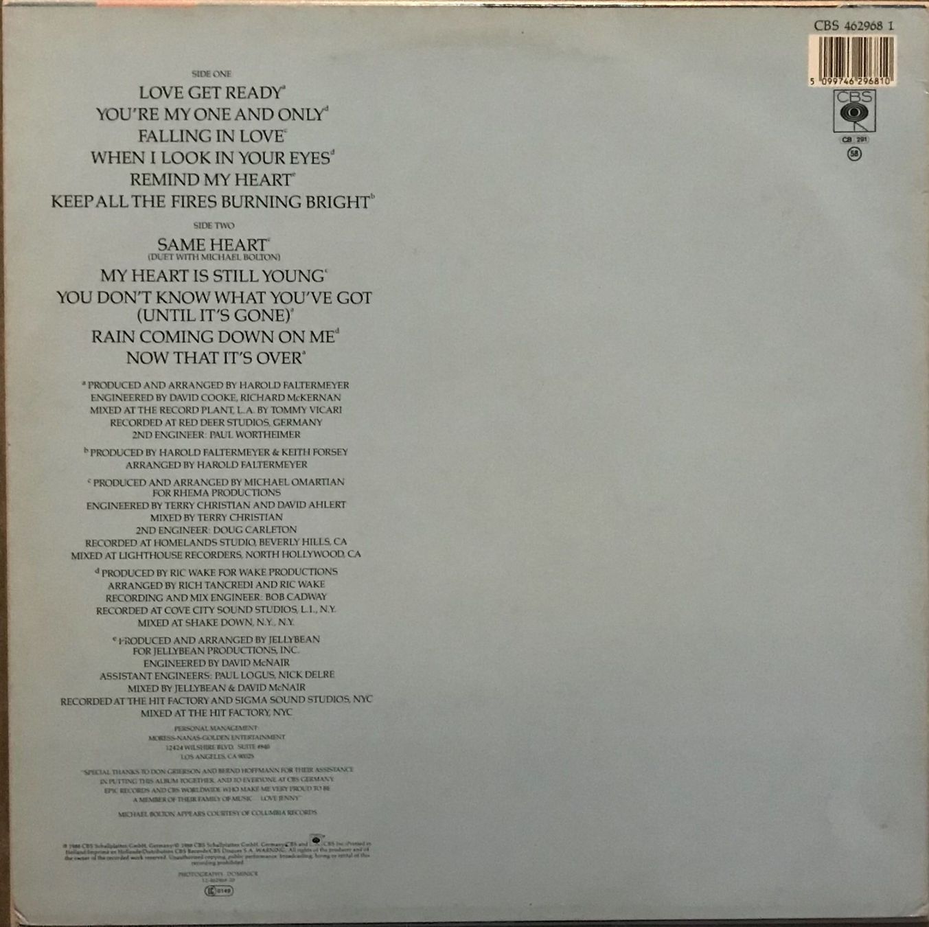 Dischi in vinile: JENNIFER RUSH - PASSION - 33 Tours – Usato da Bussigny venduto da vinyl-pas-cher 1