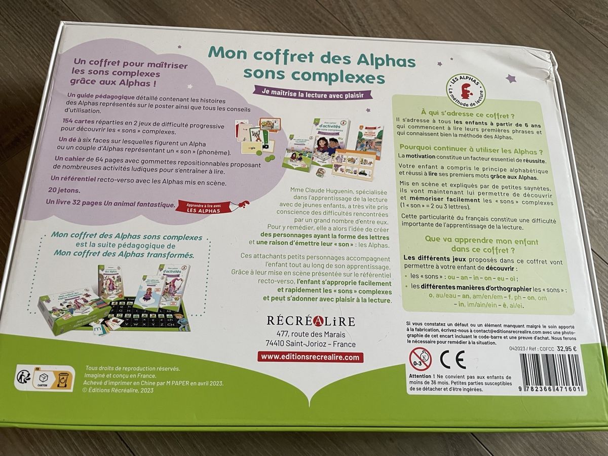 Giochi: LOT JEUX ÉDUCATIFS LES ALPHAS – Nuovo (secondo la descrizione) da Sierre venduto da Ruyfigas 3
