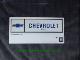 Chevrolet Camaro & Corvette 1972/03 französisch GM-Biel