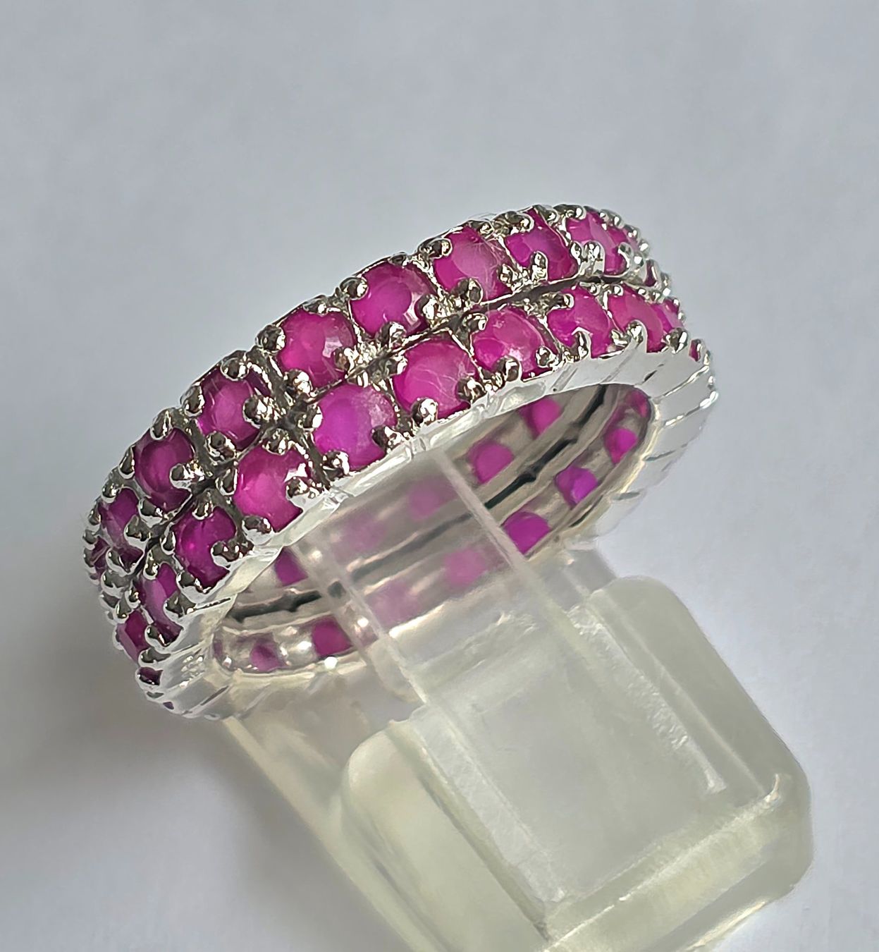 Anelli: Ring Silber Rubin Grösse 57 Neu – Nuovo (secondo la descrizione) da Zürich venduto da adriben 9