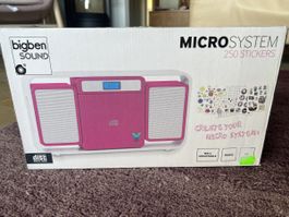 Neu BigBen Sound Micro System 250 Stickerset.