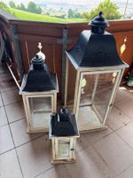 Set aus 3 Laternen für den Aussenbereich