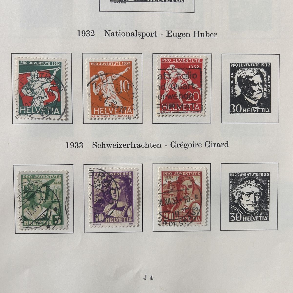 Tutti i francobolli: Alte Schweizer Briefmarken ab 1913 – Usato da Laufen venduto da belleskulptur 3