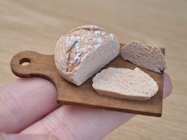Holzofen Brot Handgemacht für Puppenhaus, Maileg