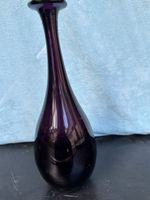 Vase vintage en verre soufflé violet 38cm 💜