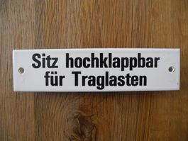 ALTES BAHN EMAILLESCHILD