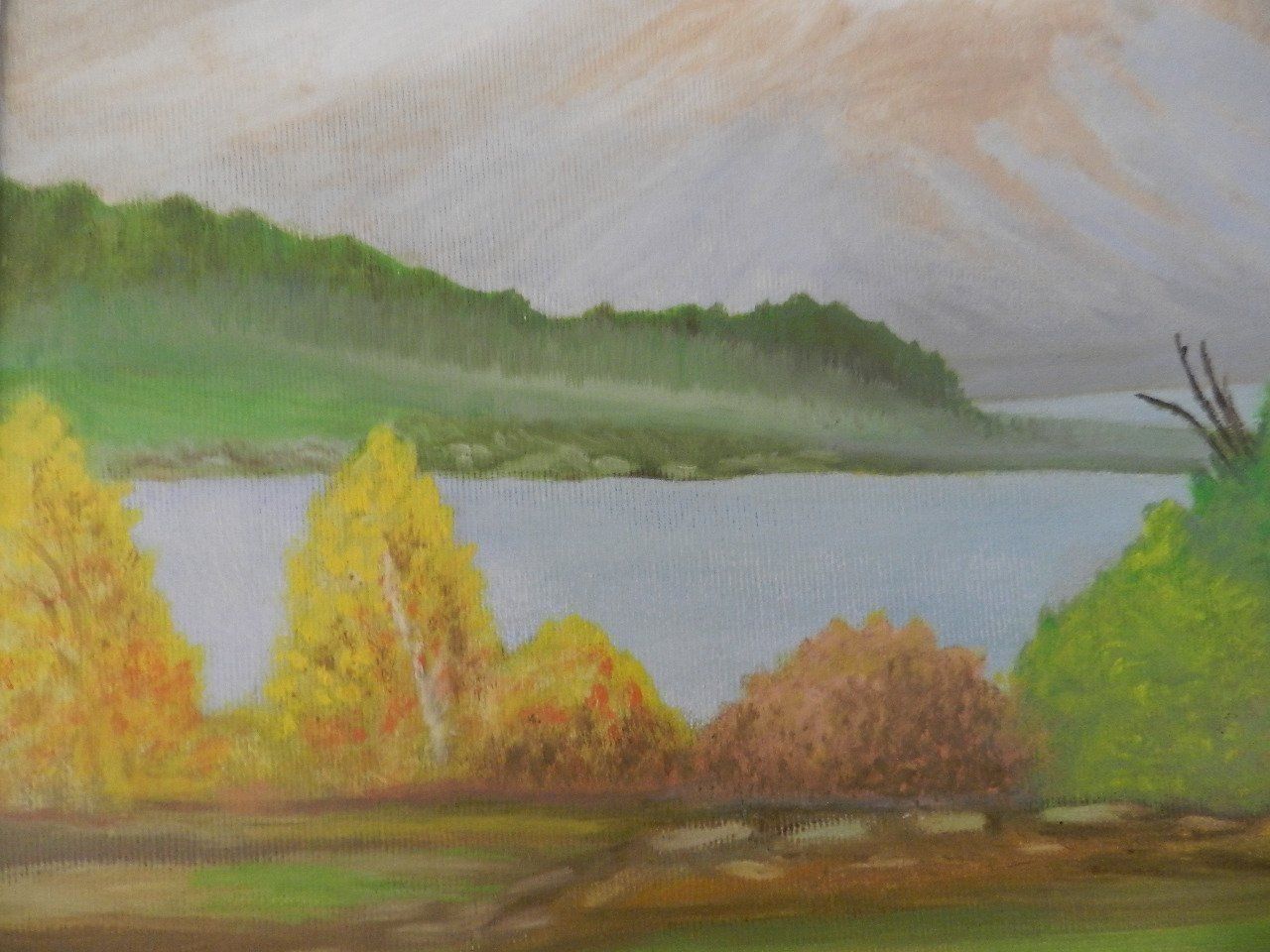 Gemälde: Landschaft Bild mit Gv Rohr 1983er – Gebraucht aus Emmenbrücke von Ulisse-22 6