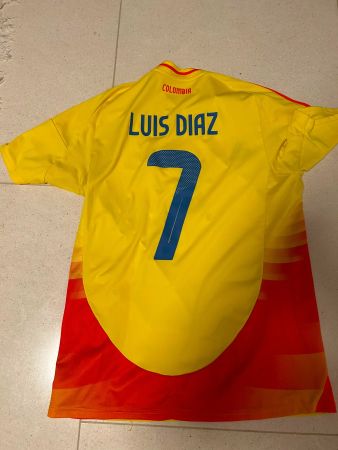 Kolumbien 2024 Heimtrikot #7 Luis Diaz in Grösse L