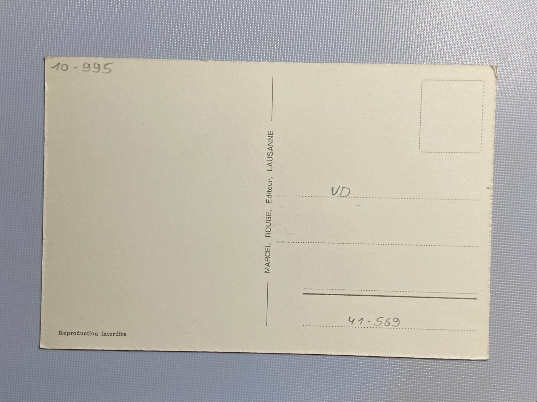 Ansichtskarten: Villars - Hotel Victoria – Gebraucht aus Steg VS von danwer74 1