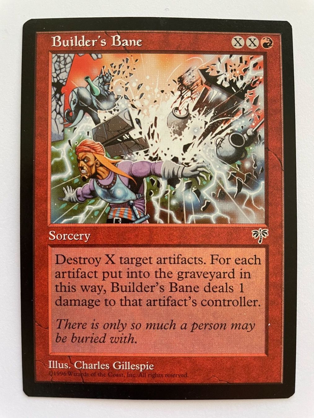 Cartoline: MTG - Builder’s Bane – Usato da Zürich venduto da T_H_O_M_A_S