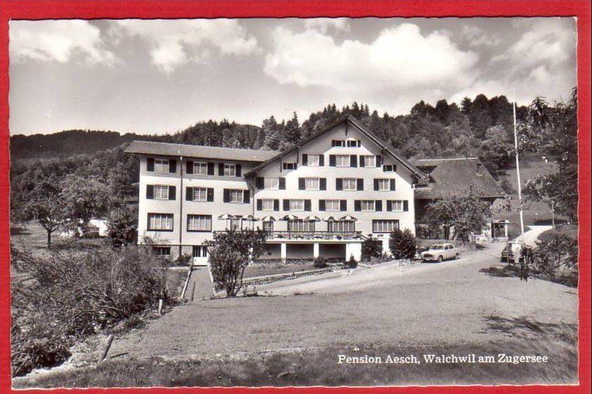 Ansichtskarten: WALCHWIL PENSION AESCH – Gebraucht aus Grüningen von Kartenlaube