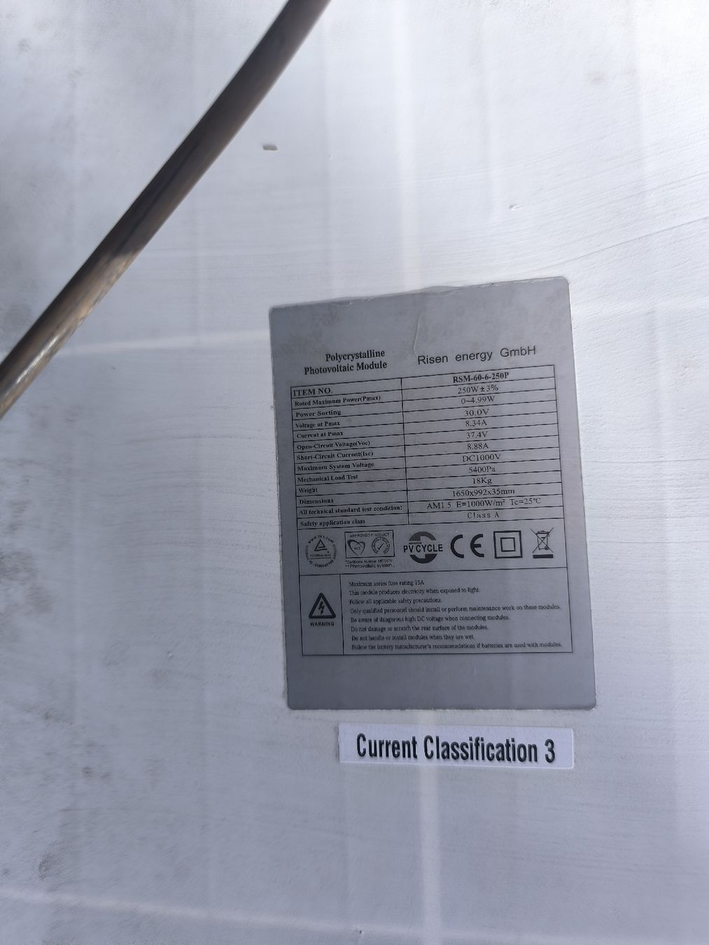 Panneaux solaires: Solarmodul 250W RSM-60-6-250P – D'occasion à Möhlin par Kartalsinan 1
